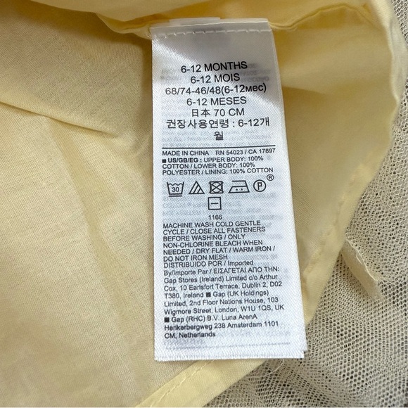 Gap × Disney Baby Snow White Tulle Dress Size 6-12 months - Picture 8 of 8